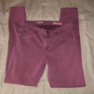 Anthropologie AG Jeans Mid-Rise Super Skinny